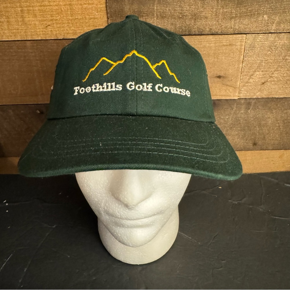 Foothills Golf‎ Course Denver Colorado Green Baseball Golf Hat Adjustable